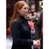 Hotel for the Holidays Madelaine Petsch Coat