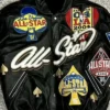 Jeff Hamilton NBA All Star Las Vegas Leather Jacket Frontside
