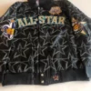 Jeff Hamilton NBA All Stars Logo Mans Leather Jacket