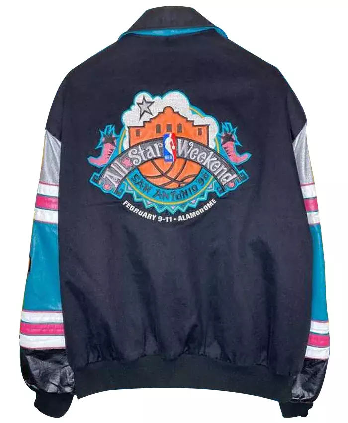Jeff Hamilton Vintage NBA All Star Bomber Jacket For Sale