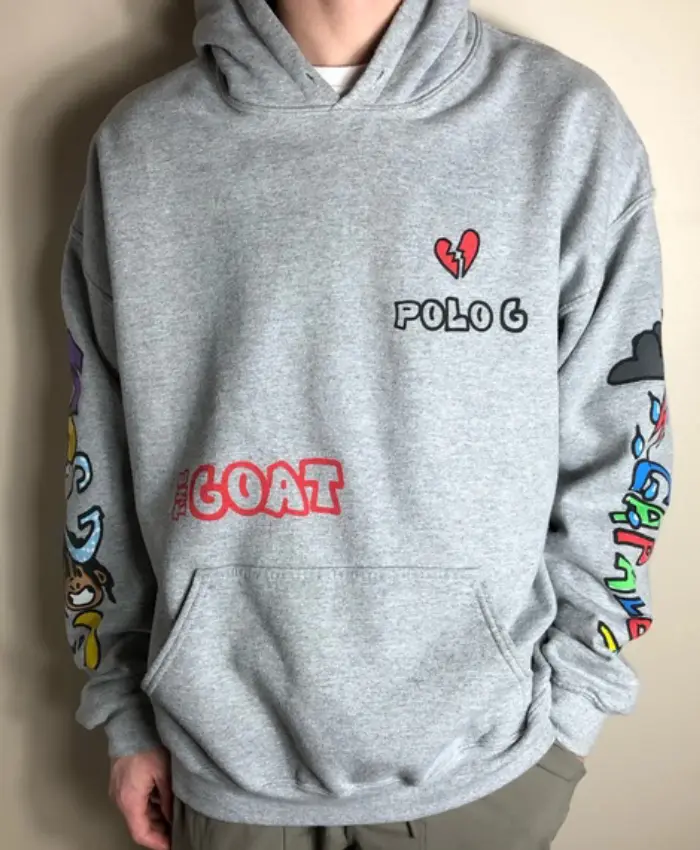 Polo G Hoodie Grey For Sale - William Jacket
