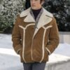 The Offer 2022 Miles Teller Brown Suede Leather Jacket