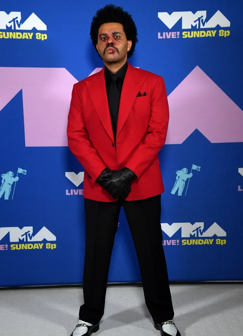 The Weeknd Red Suit - William