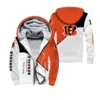 Barnabe Cincinnati Bengals Sherpa Hooded Jacket