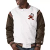 Barnard Cleveland Browns Starter Satin Varsity Jacket