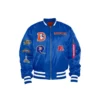 Brant Denver Broncos Blue Bomber Jacket