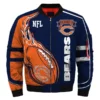 Brook NFL Chicago Bears Bomber Full-Zip Jacket