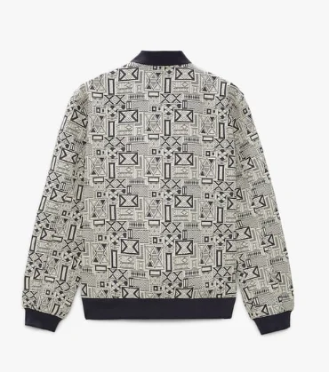 Louis Vuitton Graphic Cotton Bomber Jacket Anise. Size 50