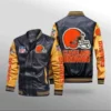 Cleveland Browns Leather Jacket