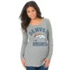 Denver Broncos Maternity Grey T Shirt
