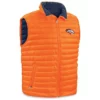 Denver Broncos Orange Zipper Vest