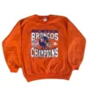 Denver Broncos Super Bowl 50 Orange Sweatshirt