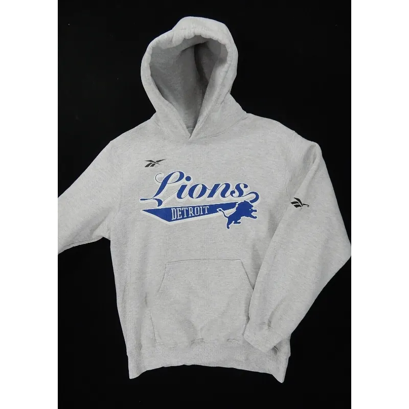 Detroit Lions Hooded Denim Jacket -  Worldwide Shipping