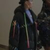 Gossip Girl S02 Whitney Peak Rainbow Lace Puffer Jacket