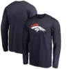 Men Denver Broncos Long Sleeve Shirt