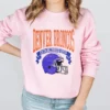 Pink Denver Broncos Helmet Sweatshirt