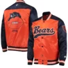 Richard Chicago Bears Team Satin Varsity Jacket