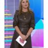 The Today Show Jenna Bush Hager Leather Dress