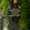 The Traitors Claudia Winkleman Green Coat