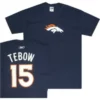 Tim Tebow Denver Broncos Navy Blue Shirt