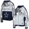 Warner Dallas Cowboys Silver Full-Zip Jacket