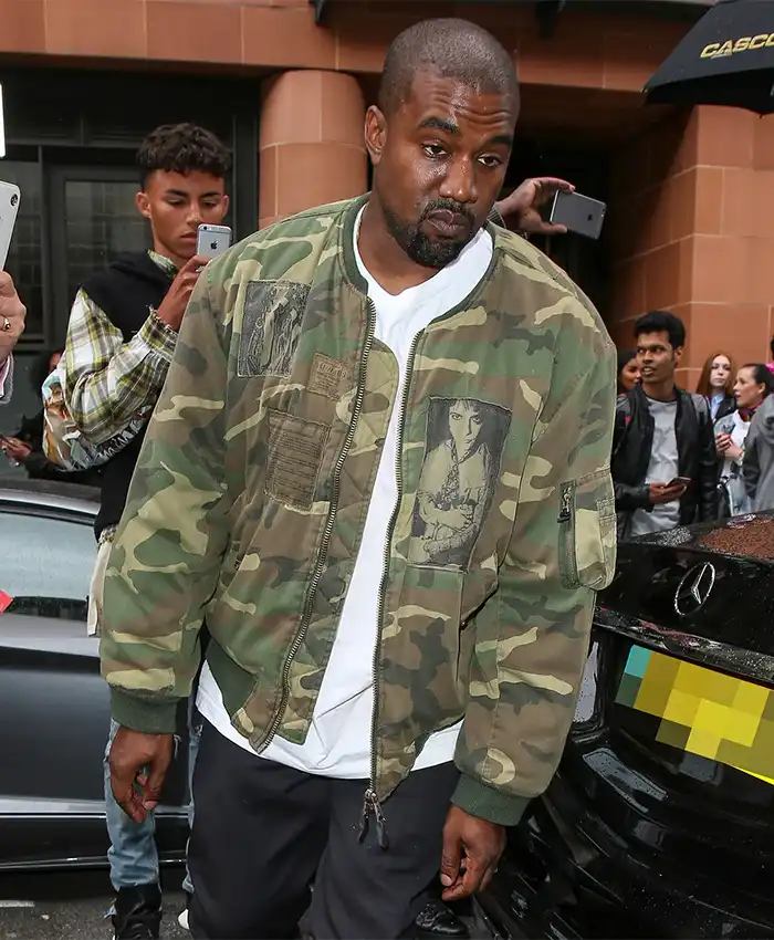 Kanye West Camo Jacket For Sale - William Jacket