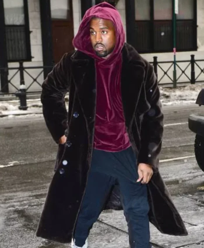 Kanye West Velour Hoodie For Sale - William Jacket