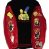 simpsons cast and crew jacket back