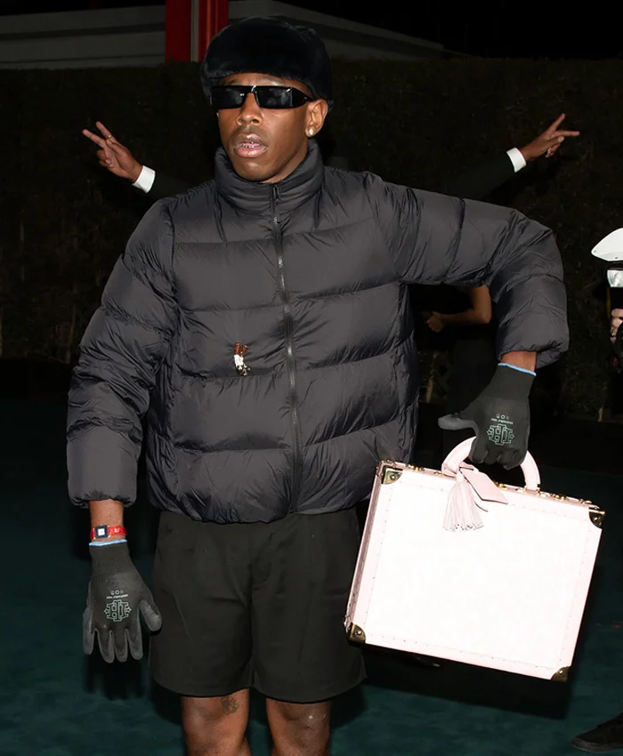 Tyler the Creator Gives the Puffer Trend a Preppy Twist With