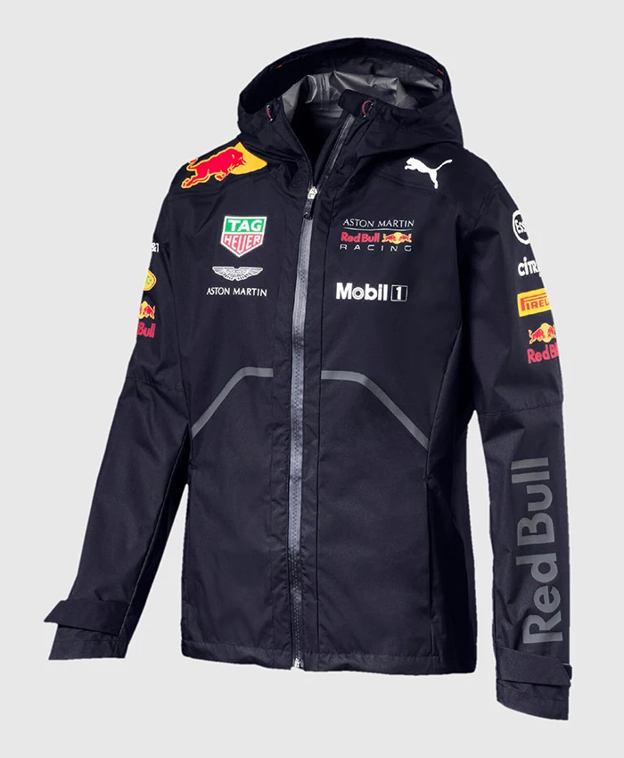RED BULL Racing Leather Jacket For Men's and Women's