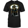 Batman Green Bay Packers Black Shirt
