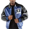 Blue Pelle Pelle Leather Jacket