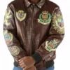 Brown Pelle Pelle Leather Jacket