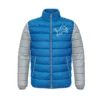 Detroit Lions Blue and Grey Puffer Jacket