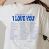 Different Ways to Say I Love You Shirt