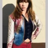 GirlBoss Sophia Marlowe Multicolor Leather Jacket
