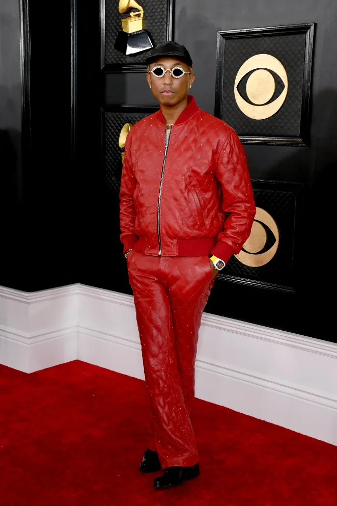 Grammys 2023 Pharrell Williams Red Suit