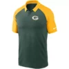Green Bay Packers Polo Color Block Shirt