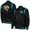 Jacksonville Jaguars Black and Green Varsity Jacket