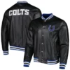 Jacob Indianapolis Colts Black Varsity Jacket