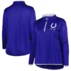 Jayden Indianapolis Colts Blue Pullover Jacket