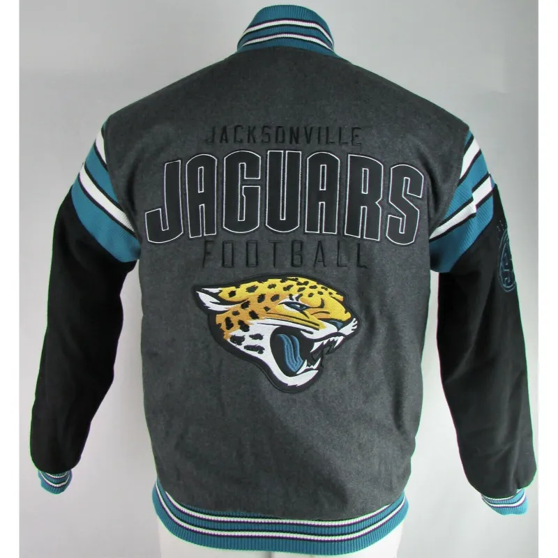 jacksonville jaguars letterman jacket