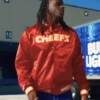 Kansas City Chiefs Jamaal Charles Red Satin Jacket