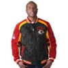 Kansas City Chiefs Suede Colorblock Jacket