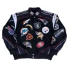 NFL All Teams Black Bomber Jacket