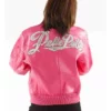 Pink Pelle Pelle Jacket Back