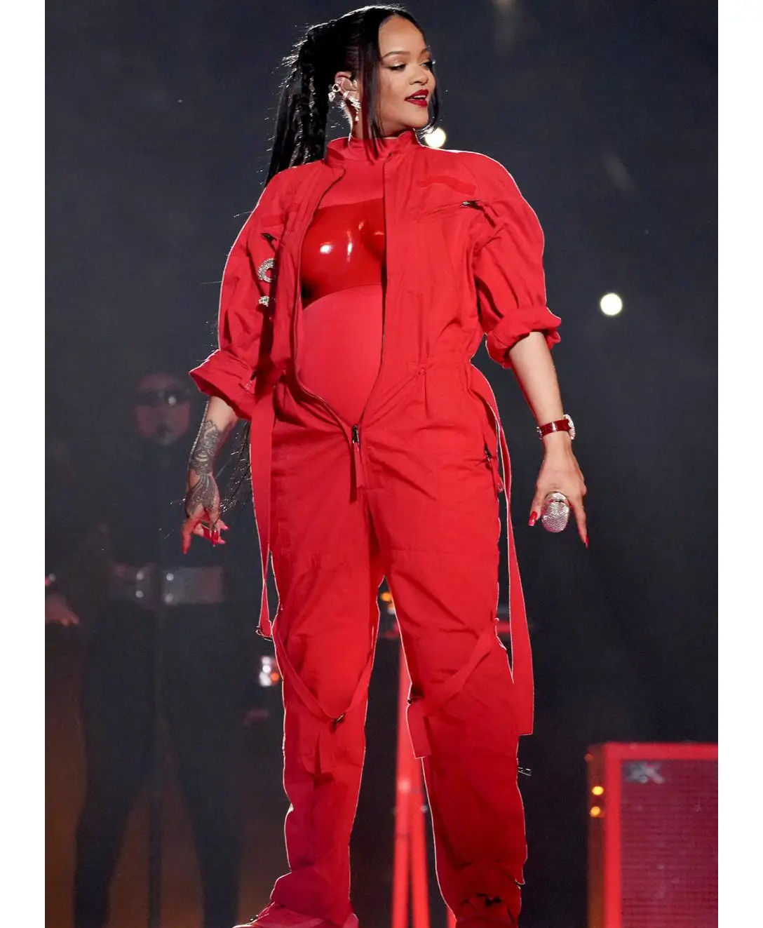 Rihanna Red Outfit For Sale - William Jacket