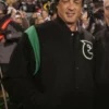 Sylvester Stallone Philadelphia Eagles Black Jacket