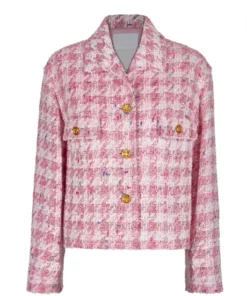 chanel pink hoodie medium