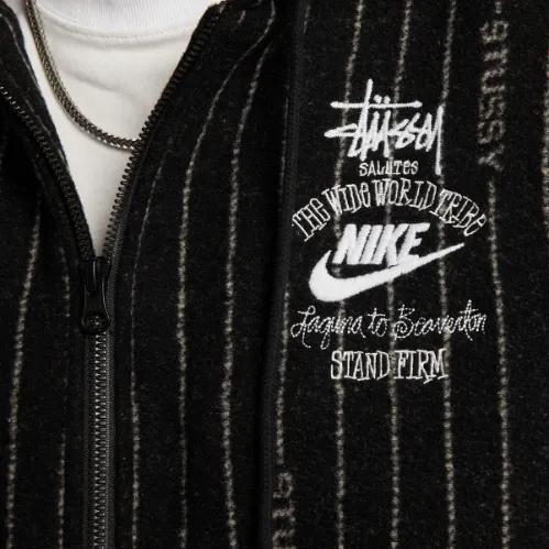 Nike X Stussy Striped Fleece Jacket - William Jacket